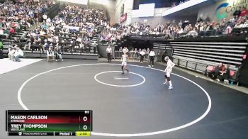 120 lbs Semifinal - Mason Carlson, Syracuse vs Trey Thompson, Westlake