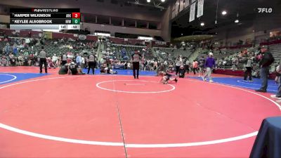 64 lbs 3rd Place Match - Harper Wilkinson, Arkansas vs Keylee Alsobrook, Harrison Youth Wrestling