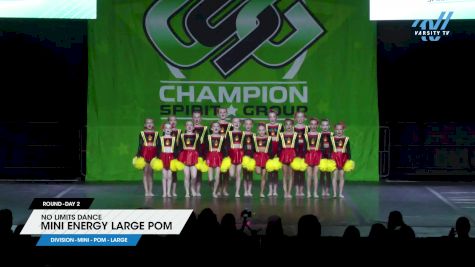 No Limits Dance - Mini Energy Large Pom [2025 Mini - Pom - Large Day 2] 2025 CSG Dance Grand Nationals
