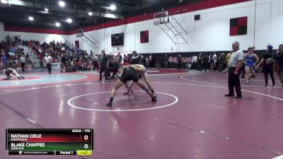 170 lbs Semifinal - Nathan Cruz, Northview vs Blake Chaffee, Serrano