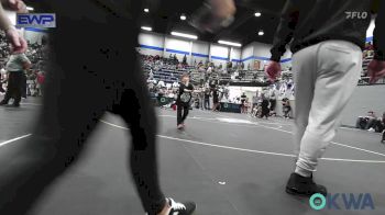 37/40 lbs Rr Rnd 5 - Crosslee Roberts, Blanchard Youth Wrestling Club vs Riley Tarwater, Eufaula Ironheads Wrestling Club