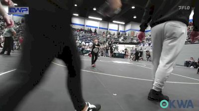 37/40 lbs Rr Rnd 5 - Crosslee Roberts, Blanchard Youth Wrestling Club vs Riley Tarwater, Eufaula Ironheads Wrestling Club
