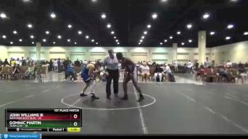 182 lbs Finals (2 Team) - Dominic Martin, Team Clay vs John Williams III, Backyard Boyz Blue