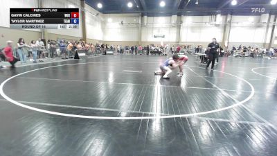 132 lbs Round Of 16 - Gavin Calcines, Wrestling University Club vs Taylor Martinez, Team Jax Wrestling