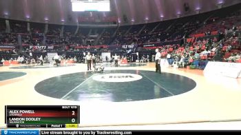 1A 113 lbs Champ. Round 1 - Landon Dooley, Wilmington vs Alex Powell, Litchfield