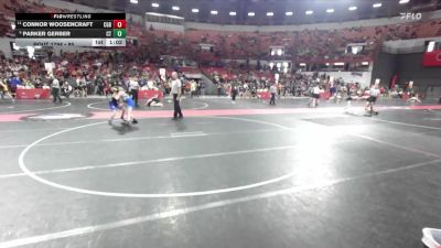 85 lbs Cons. Semi - Connor Woosencraft, Askren Wrestling Acadamy vs Parker Gerber, Crass Trained