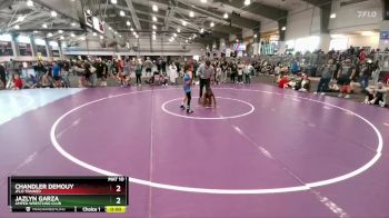 75 lbs Cons. Round 3 - Jazlyn Garza, Amped Wrestling Club vs Chandler Demouy, Jflo Trained