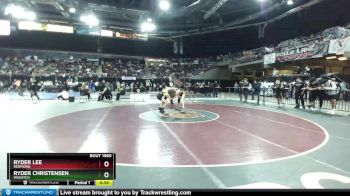 113 lbs Cons. Round 4 - Ryder Christensen, Wasatch vs Ryder Lee, Redmond