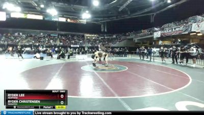 113 lbs Cons. Round 4 - Ryder Christensen, Wasatch vs Ryder Lee, Redmond