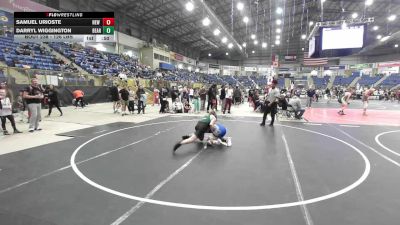 126 lbs Consi Of 8 #1 - Samuel Urioste, New Mexico Bad Boyz vs Darryl Wiggington, Bear Cave WC