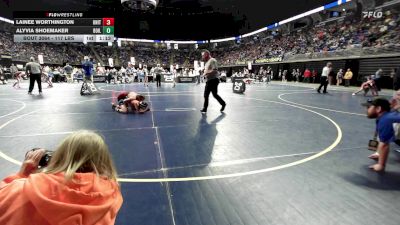117 lbs Round Of 32 - Lainee Worthington, United vs Alyvia Shoemaker, Boiling Springs