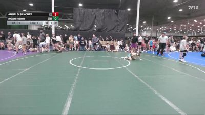 56 lbs Round 4 (6 Team) - Noah Reino, CTWHALE vs Angelo Sanchez, Keystone Krush