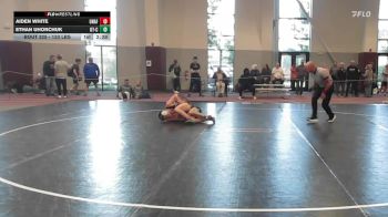133 lbs Consi Of 4 - Aiden White, Unaffiliated HS vs Ethan Uhorchuk, Tennessee-Chattanooga