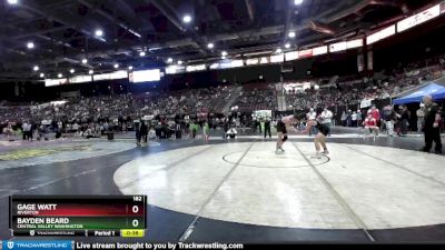 182 lbs Cons. Semi - Gage Watt, Riverton vs Bayden Beard, Central Valley Washington