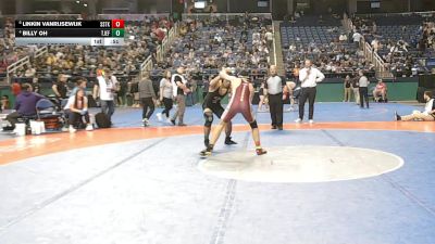 1A/2A 175 3rd Place Match - Linkin Vanrijsewijk, South Stokes vs Billy Oh, Thomas Jefferson