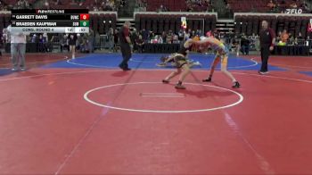 116 lbs Cons. Round 4 - Garrett Davis, Powell Wrestling Club vs Braeden Kaufman, Helena Wrestling Club