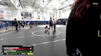 105 lbs Champ. Round 2 - Alexis Magana, Chino vs Alyssa Raymundo, Thomas Jefferson