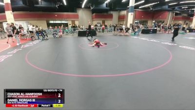 74 lbs Semifinal - Chason Al-Hanfoosh, NXT Level Wrestling Academy vs Daniel Morgas Iii, 806 Elite Wrestling