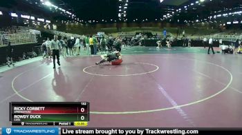 132 lbs Cons. Round 3 - Rowdy Duck, Cass vs Ricky Corbett, Springstead