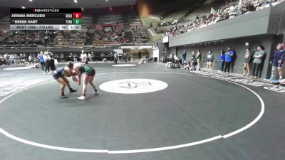 170 lbs Round Of 16 - Ariana Mercado, Golden Valley (Bakersfield) vs Reese Hart, Tehachapi