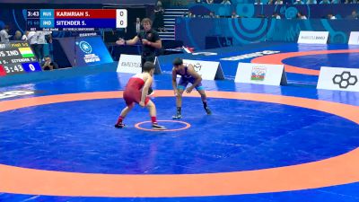 60 kg Final 1-2 - Sergei Karmrian, Russia vs Sitender Sitender, India