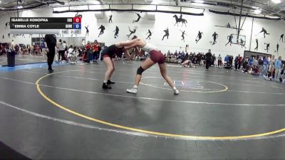 138 C Semifinal - Isabelle Konopka, Frostburg State University vs Emma Coyle, Schreiner University