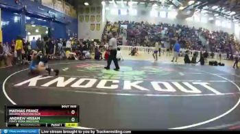 145 lbs Cons. Round 2 - Mathias Franz, Bulldog Wrestling Club vs Andrew Hissam, Ponte Vedra Wrestling