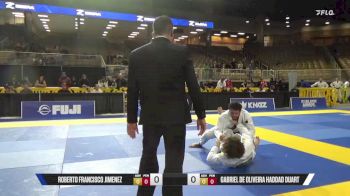 Gabriel De Oliveira Haddad Duart vs Roberto Francisco Jimenez 2025 Pan Jiu Jitsu IBJJF Championship