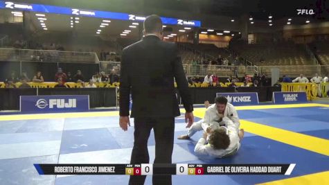 Gabriel De Oliveira Haddad Duart vs Roberto Francisco Jimenez 2025 Pan Jiu Jitsu IBJJF Championship