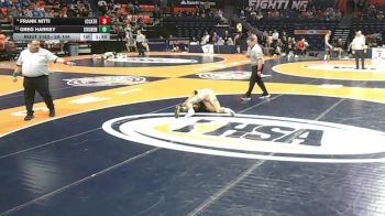 2A 144 lbs Quarterfinal - Frank Nitti, Elmhurst (IC Catholic) vs Greg Harkey, Bethalto (Civic Memorial)