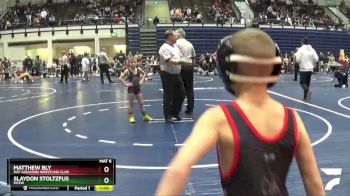 60 lbs Cons. Round 4 - Matthew Bly, Mat Assassins Wrestling Club vs Slaydon Stoltzfus, MCEW