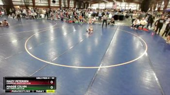 40 lbs Semifinal - Maggie Colvin, Roy Wrestling Club vs Maizy Petersen, Champions Wrestling Club