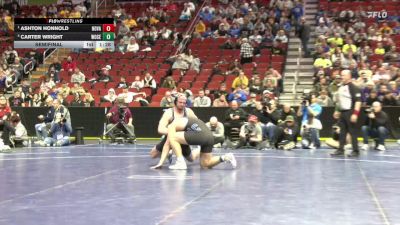 1A-215 lbs Semifinal - Ashton Honnold, Nodaway Valley vs Carter Wright, Woodbury Central