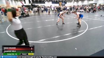 170 lbs Cons. Round 5 - Maximus Vela, IL vs Noah Weaver, IN