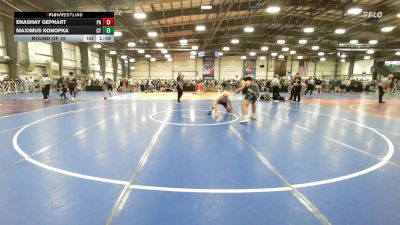 195 lbs Round Of 32 - Enashay Gephart, PA vs Maximus Konopka, CT