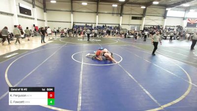 157 lbs Consi Of 16 #2 - Kodi Ferguson, AZ Heat vs Carter Fawcett, Grindhouse WC