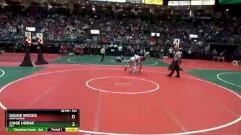154 lbs Champ. Round 2 - Caige Horak, MP1 vs Gauge Woods, Unattached