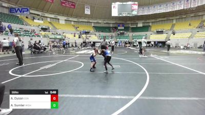 55 lbs Final - August Dyson, Conway Wrestling Club vs Adriel Sumler, Mighty Bluebirds Wrestling