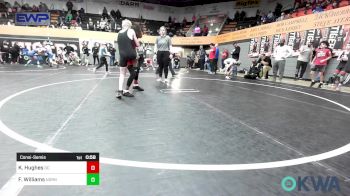 80 lbs Consolation - Kaden N. Hughes, Del City Little League vs Forrest Williams, Norman North