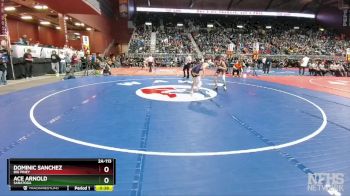 2A-113 lbs Cons. Semi - Ace Arnold, Saratoga vs Dominic Sanchez, Big Piney