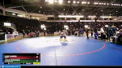 157 lbs Cons. Round 7 - Colin Edmonds, Glacier Peak vs Lake Harris, Yelm