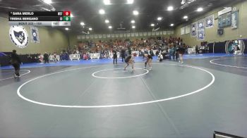 100 lbs Cons. Round 5 - Trisha Bergano, Channel Islands vs Sara Merlo, Westminster