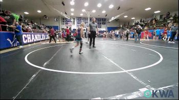 61 lbs Rr Rnd 5 - Kaysen Peters, Collinsville Cardinal Youth Wrestling vs Easton Smith, Kingfisher YellowJackets