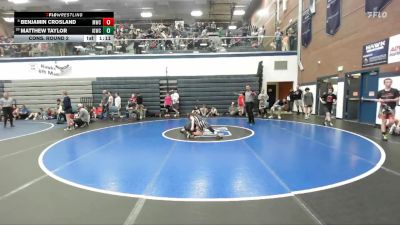 102 lbs Cons. Round 2 - Matthew Taylor, Idaho Gold Wrestling Club vs Benjamin Crosland, Middleton Wrestling Club