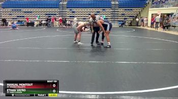 190 lbs Champ. Round 1 - Ethan Vayro, St. Mary`s Ryken vs Manual Montout, St. Vincent Pallotti