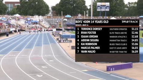Youth Boys' 400m, Semi-Finals 12 - Age 14