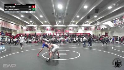 132 lbs 1st Place Match - Maximus Torrez, Gilroy vs Ray Marin, St Francis