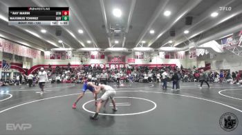 132 lbs 1st Place Match - Maximus Torrez, Gilroy vs Ray Marin, St Francis