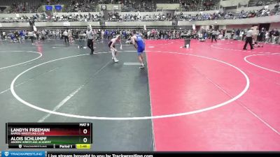 130 lbs Quarterfinal - Alois Schlumpf, Askren Wrestling Academy vs Landyn Freeman, Rapids Wrestling Club