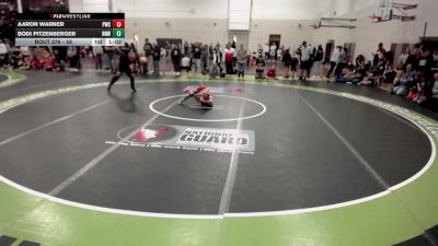 58 lbs Champ. Round 3 - Bodi Pitzenberger, No Nonsense Wrestling vs Aaron Warner, Pinnacle Wrestling Club